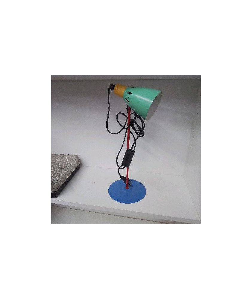 LAMPE DE BUREAU ANNÉES 80 MULTICOLORE 