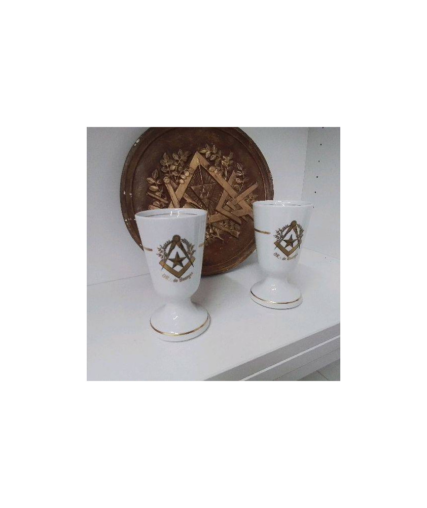 PAIRE MUG FRANC-MAÇON 