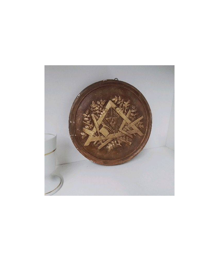 MACARON EN PLATRE FRANC-MAÇON 