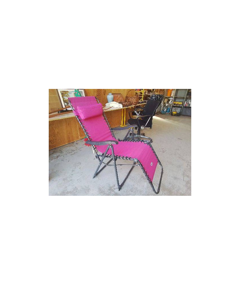 FAUTEUIL DE JARDIN TRANSAT PLIANT HESPERIDE