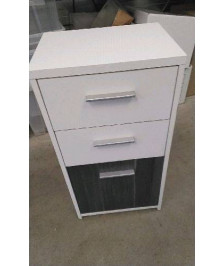CHEVET 2 TIROIRS 1 PORTE