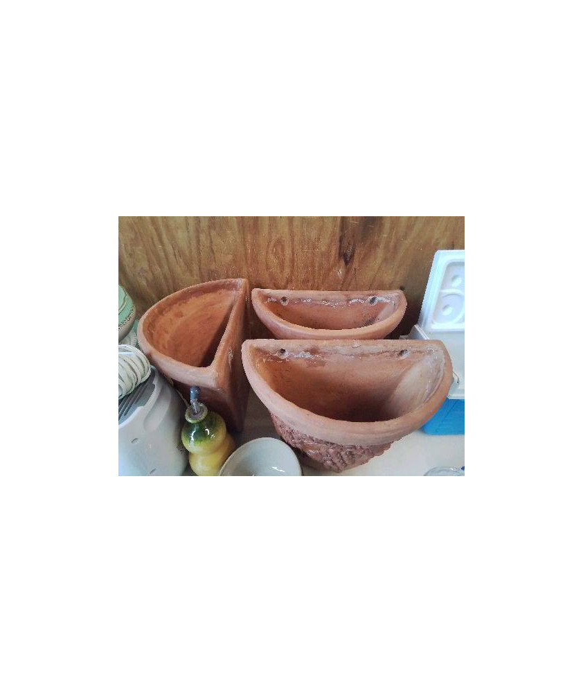 JARDINIÈRE POT EN TERRE CUITE 