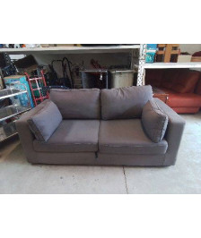 CANAPÉ CONVERTIBLE 2/3 PLACES GRIS 