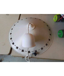 SUSPENSION EN FER BLANCHE 