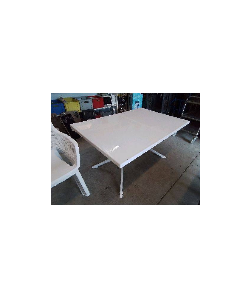 TABLE BLANCHE D’EXTERIEUR PLIABLE KETTLER