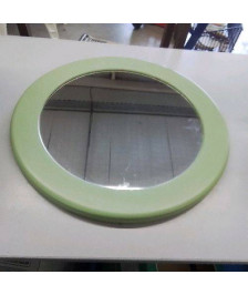 MIROIR ROND VERT 