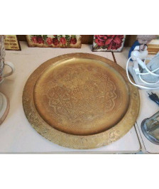 PLATEAU MAROCAIN EN LAITON 