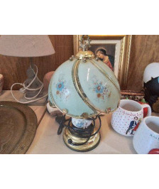 PETITE LAMPE VINTAGE MOTIF FLORAL 