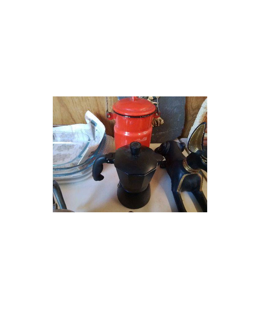 CAFETIÈRE NOIRE ITALIENNE 