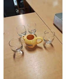 LOT 5 PIÈCES CARAFE ET VERRES RICARD