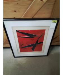 LITHOGRAPHIE CONTRESIGNEE ABSTRAIT ROBERT WOGENSKY (1919-2019)