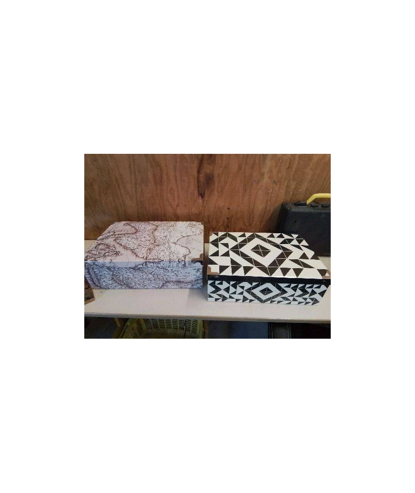 BOITE DE RANGEMENT COLORÉ 