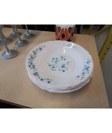 ASSIETTE MOTIF FLORAL 