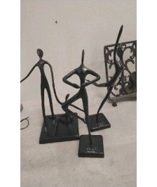 DECO STATUETTE METAL - DANSE / BODRUL KHALIQUE - 