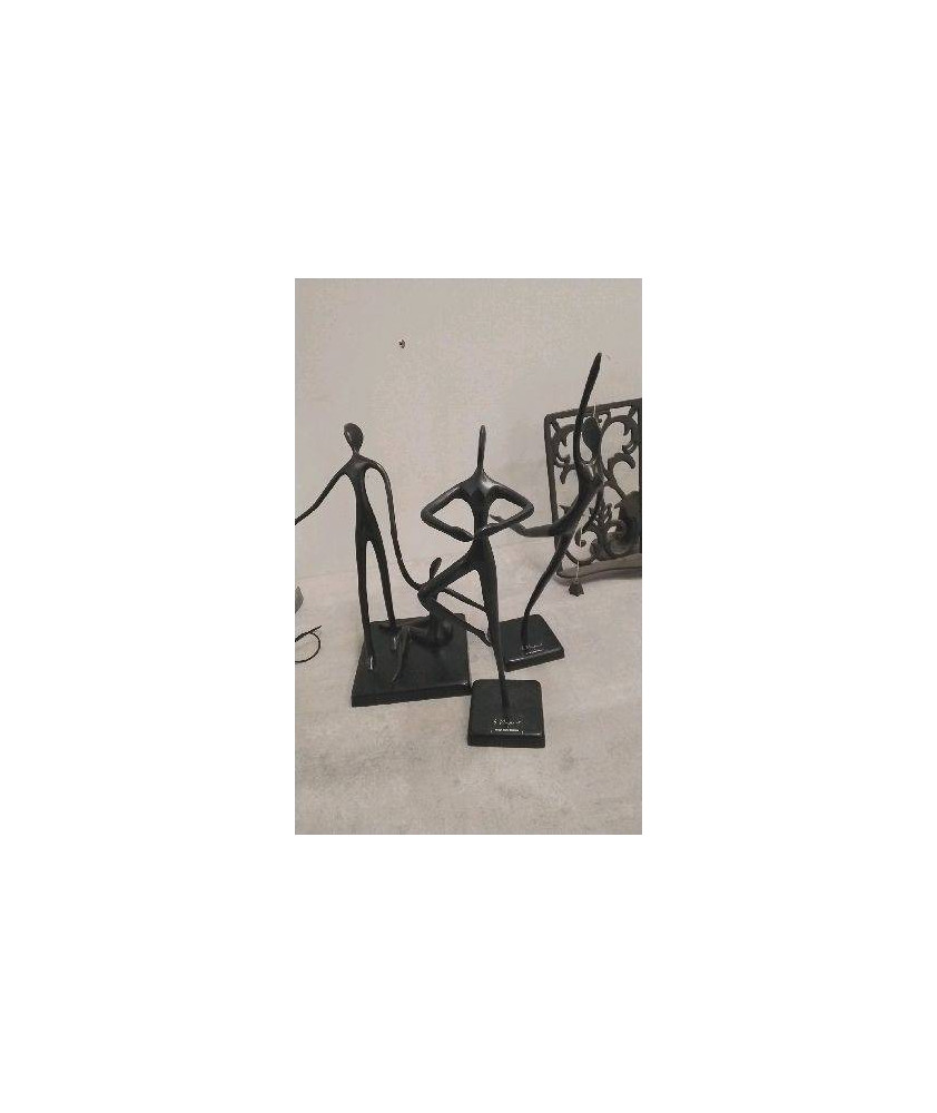 DECO STATUETTE METAL - DANSE / BODRUL KHALIQUE - 