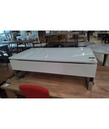 TABLE BASSE BAR MELA VERRE WITE