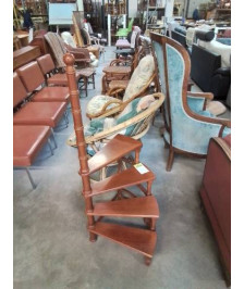 PORTE PLANTE ESCALIER BOIS CLAIR 4 NIVEAUX 