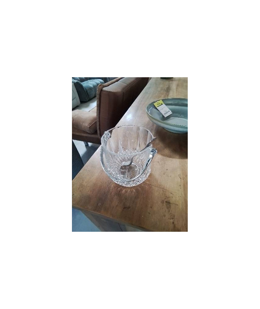 SEAU A GLACE CRISTAL TAILLÉ 