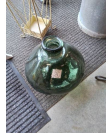 DAME JEANNE VERRE TEINTÉ VERT