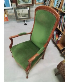 VOLTAIRE BOIS CAPITONNÉ VERT