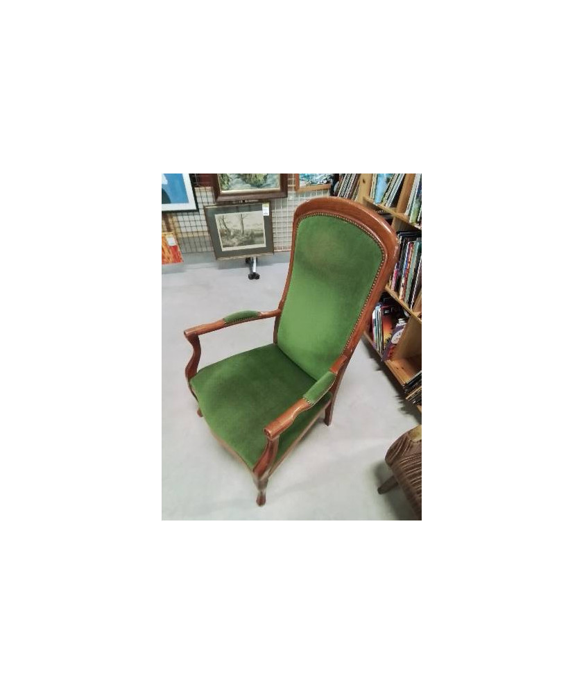 VOLTAIRE BOIS CAPITONNÉ VERT