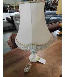 LAMPE ALBATRE AJ VOLANT BLANC