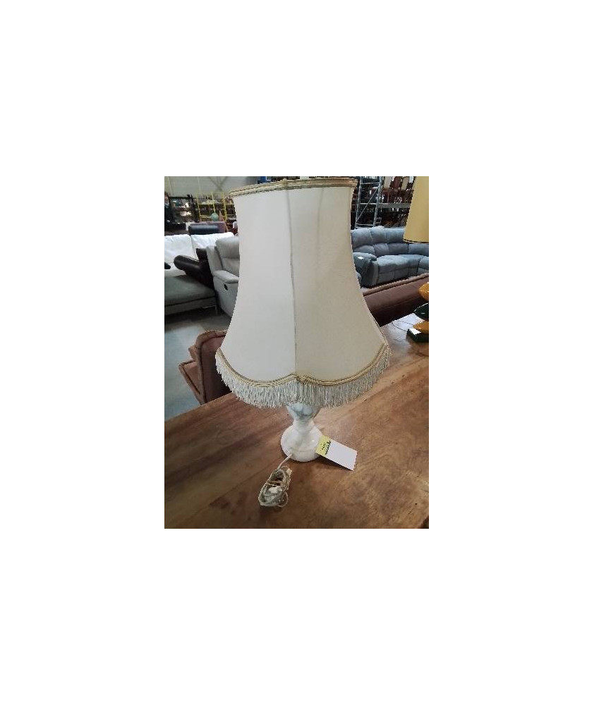 LAMPE ALBATRE AJ VOLANT BLANC