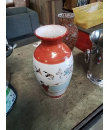 VASE CÉRAMIQUE DECOR ASIATIQUE