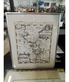 TABLEAU CARTE MARITIME DES ENVIRONS DE L’ISLE D’OLERON COLLECTION MEDIATHEQUE 