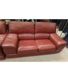 CANAPE 2 PLACES CUIR CROZATIER EN LETAT 