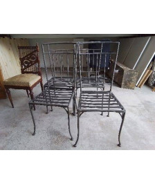 CHAISE D’EXTÉRIEUR EN FER