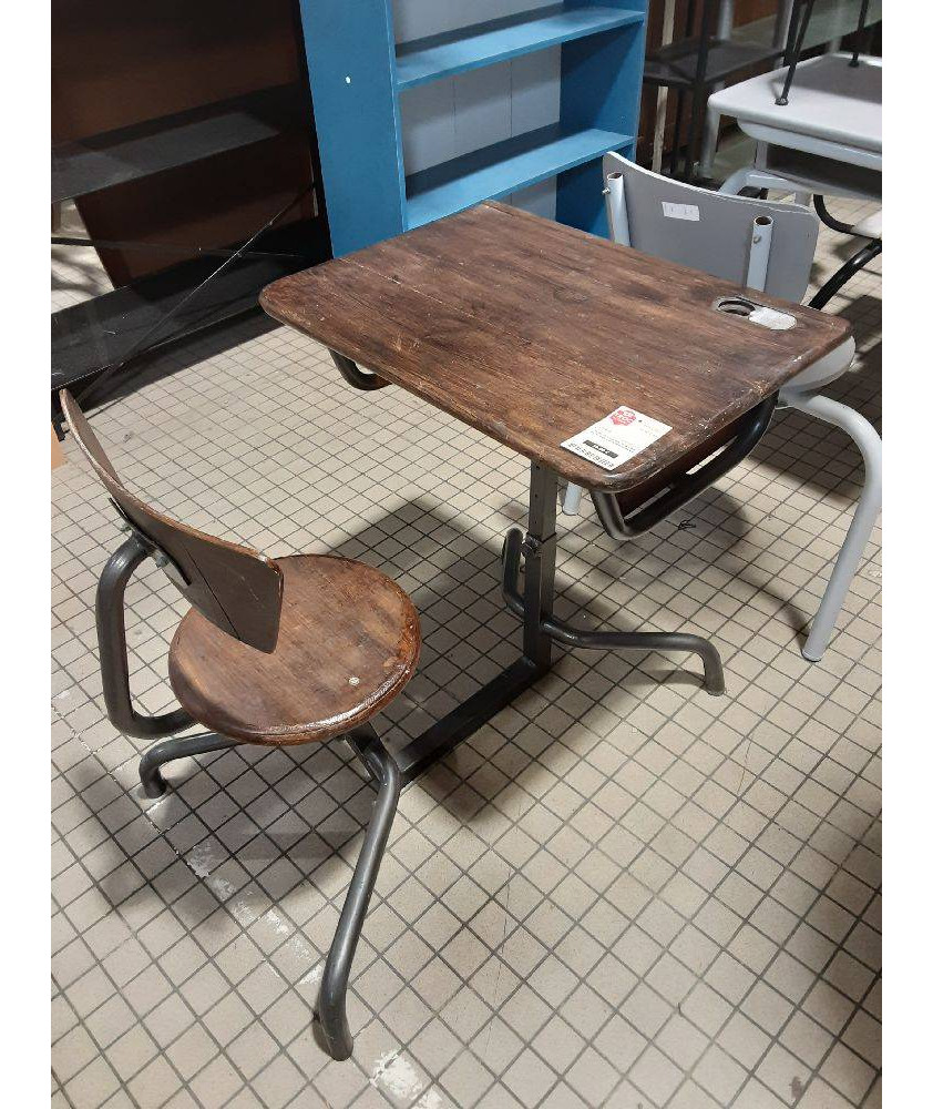 BUREAU ECOLIER MOBILIER SCOLAIRE DELAGRAVE PARIS