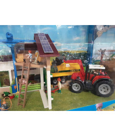 VITRINE PLAYMOBIL FERME TRACTEUR