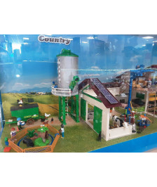 VITRINE PLAYMOBIL FERME TRACTEUR