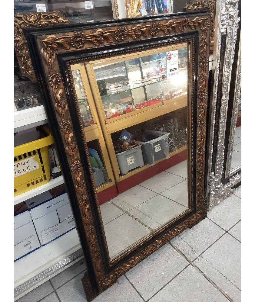 MIROIR CADRE NOIR