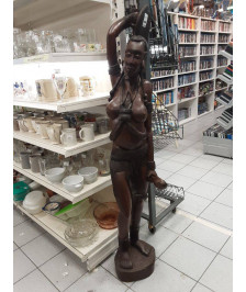 STATUETTE FEMME AFRICAINE 1M62