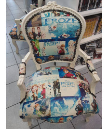 PAIRE DE FAUTEUILS ST LOUIS XV LA REINE DES NEIGES