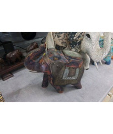 ELEPHANT BOIS ET LAITON 