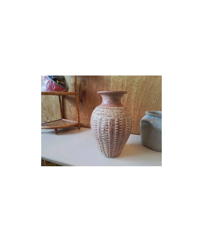 VASE EN TERRE CUITE ART PRIMITIF