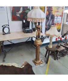 COLONNE AVEC LAMPE 