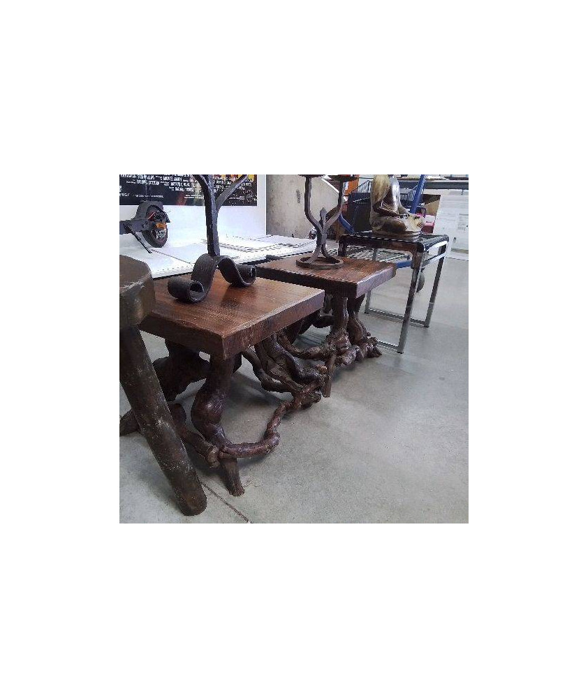 TABLE BASSE PIETEMENT VIGNE