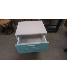 CHEVET 1 TIROIR METAL 