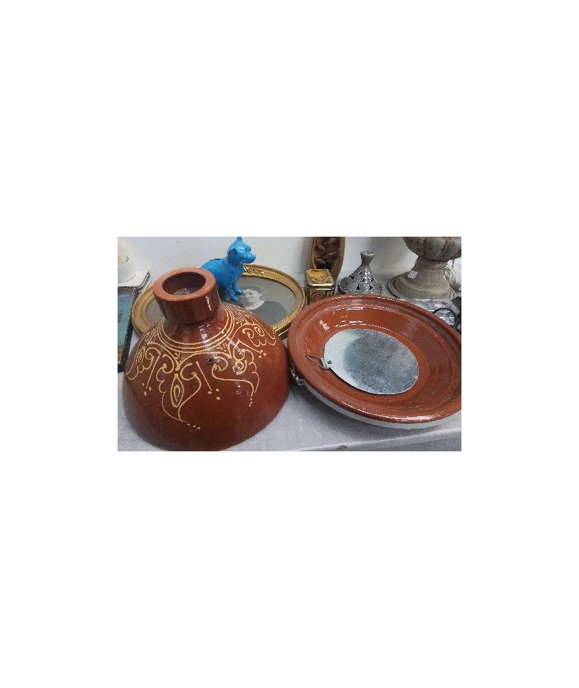 TAJINE TERRE XL + BRULEUR ( DIAM 35CM)