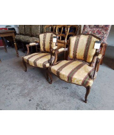 FAUTEUIL BERGÈRE DE STYLE LOUIS XV