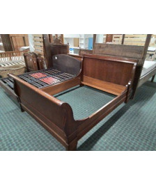 LIT DE STYLE LOUIS PHILIPPE EN MERISIER