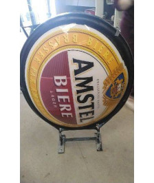 ENSEIGNE LUMINEUSE BIERE - AMSTEL ( 105CM) / EN L’ETAT