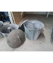 GRANDE LESSIVEUSE EN ACIER GALVANISÉ N’4