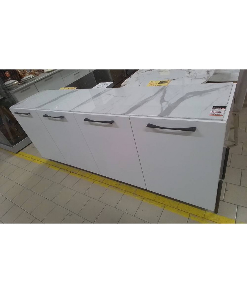 BUFFET BAS  LAQUE EFFET MARBRE