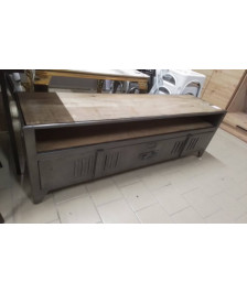 MEUBLE TV METAL /BOIS STYLE INDUSTRIEL