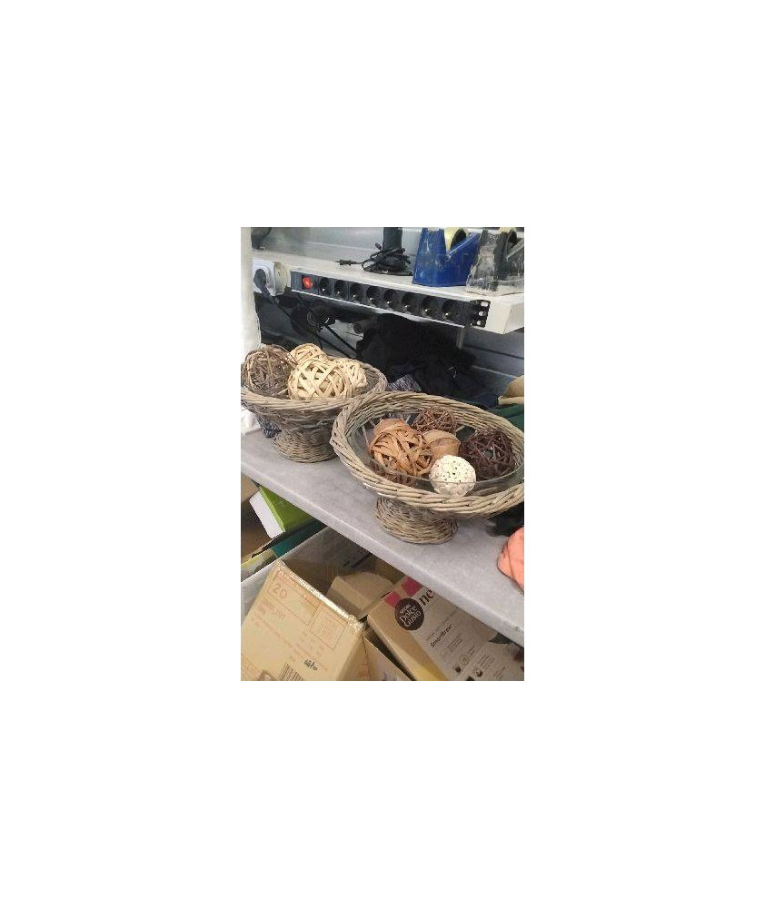 COUPE TRESSEE + VERRE + DECO 